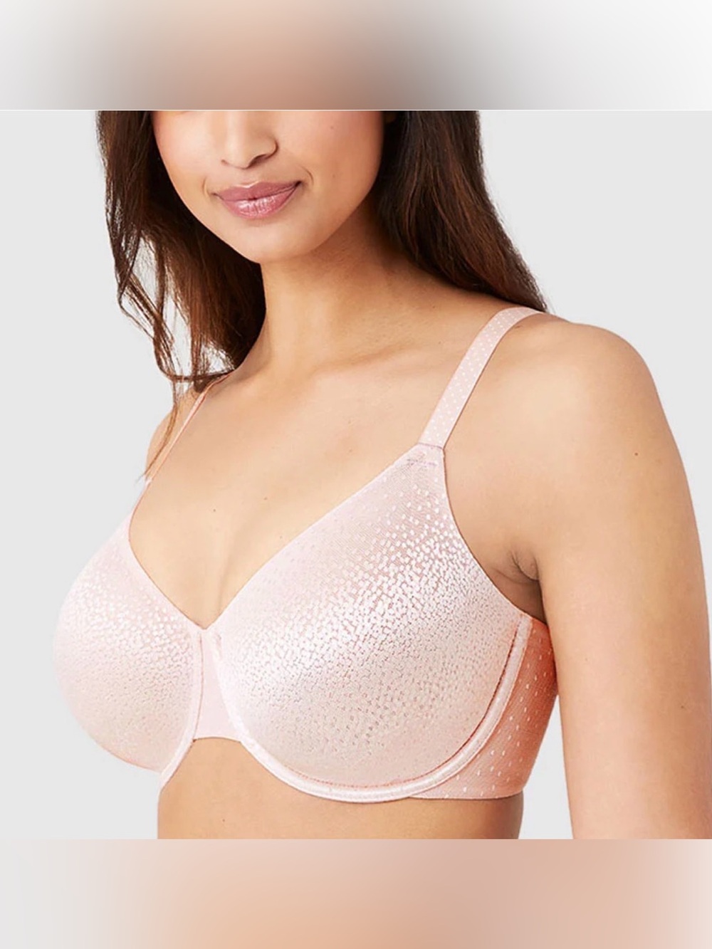 Wacoal Back Appeal underwire Bra Rose Dust NWT Size 44 DD Flattering Slimming